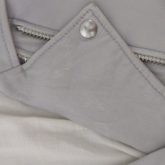 IRO Luiga  Lamb Leather Jacket biker Moto style - Picture 13 of 16